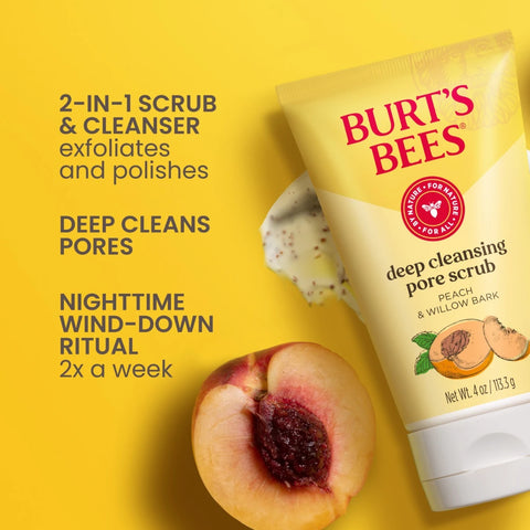 Peach & Willow Bark Deep Pore Scrub